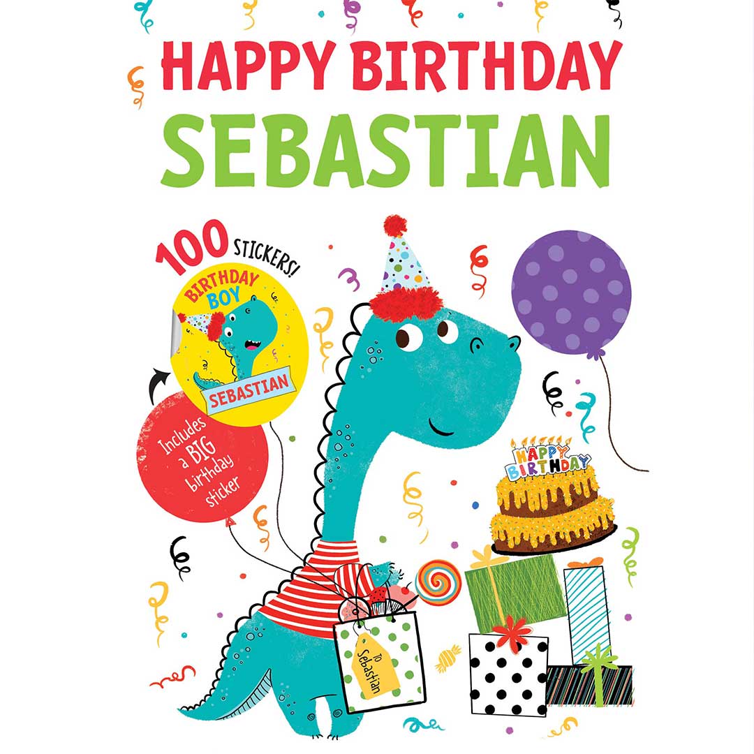 Happy Birthday Sebastian - Personalized Birthday Book