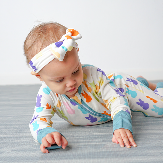 Bamboo Nylon Baby Bow Headbands Emerson and Friends