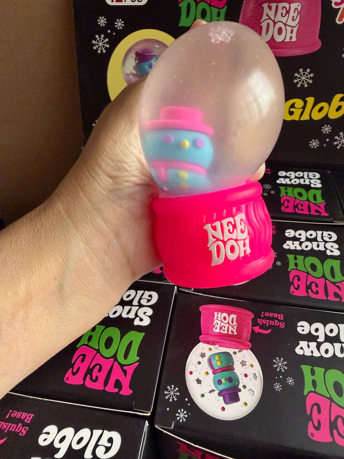 Summit Shope - Christmas Light up Snow globe Squishy.  Retail Best Seller