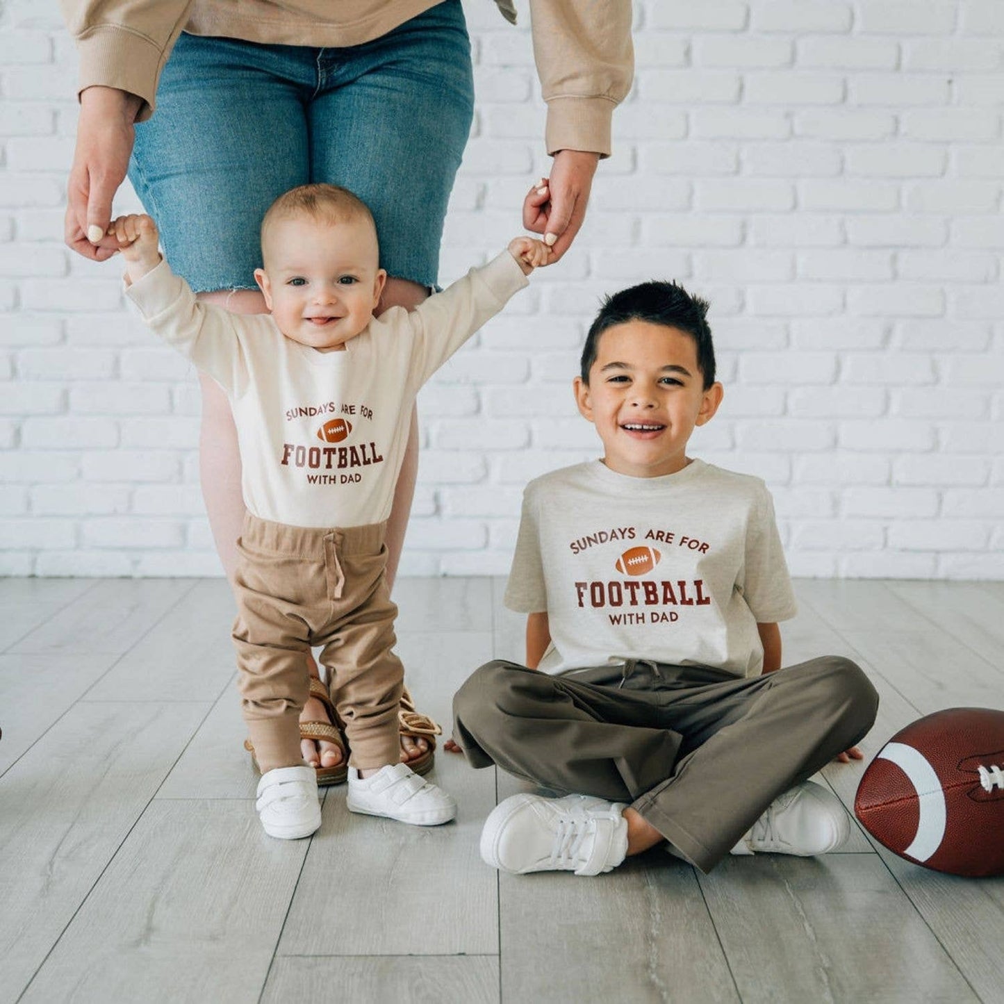 Sweet Wink - Sundays Are For Football Short Sleeve T-Shirt -Boys Clothing