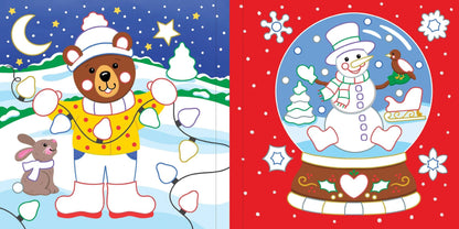 Peter Pauper Press - Color-By-Foil Sticker Book -- Christmas