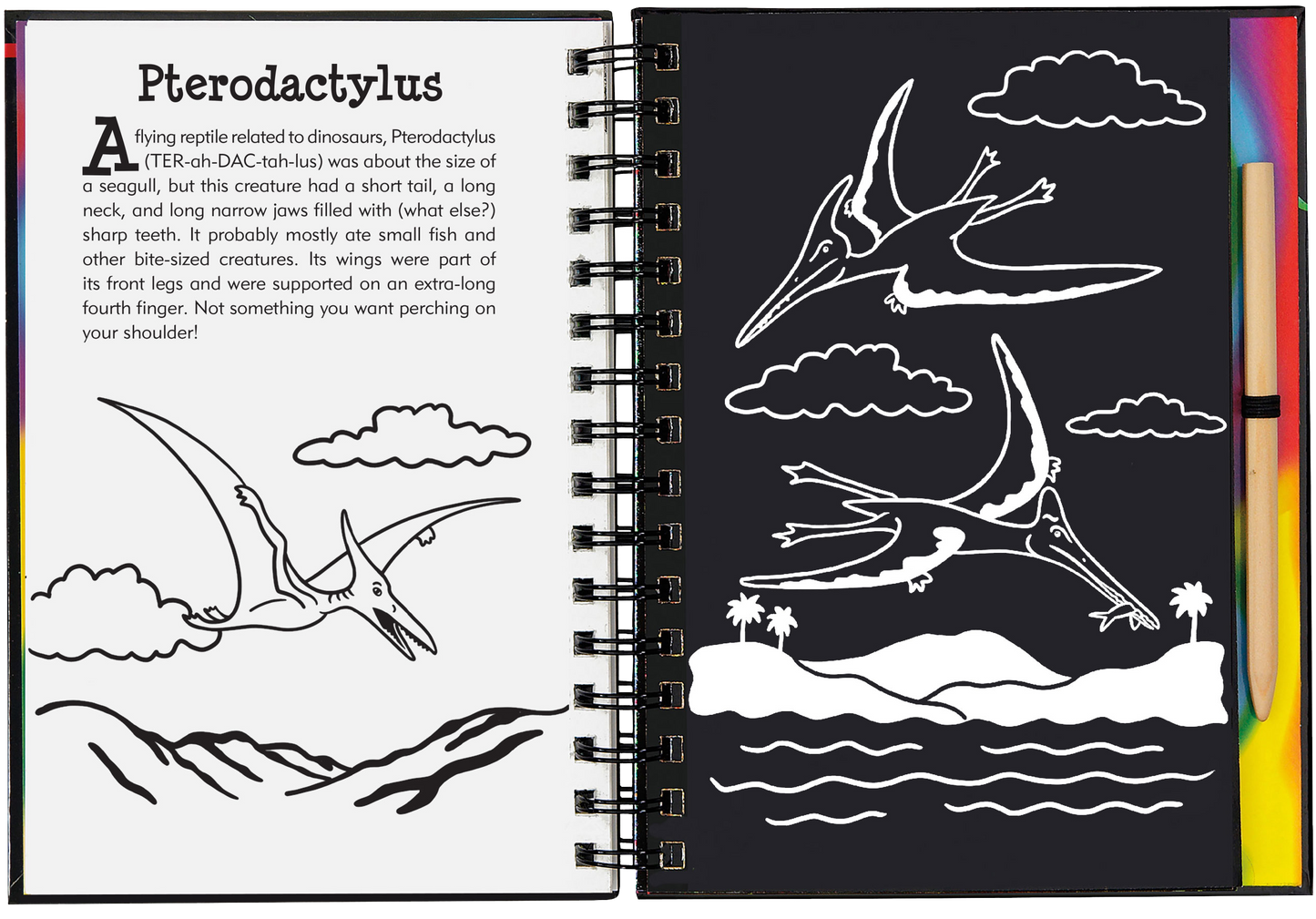 Peter Pauper Press - Jurassic & Beyond Scratch and Sketch