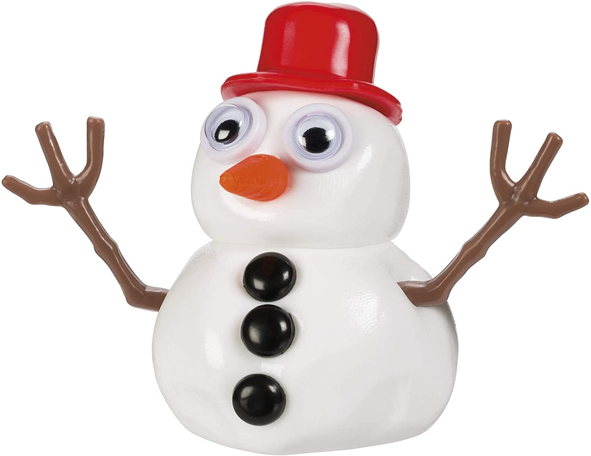 Toysmith - Melting Snowman Putty/Slime Kit, Reusable, Christmas, Winter