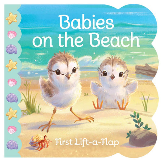 Cottage Door Press - Babies on the Beach – Baby Animal Lift-a-Flap Board Book