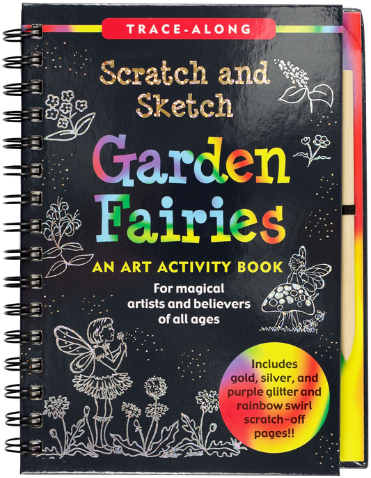 Peter Pauper Press - Garden Fairies Scratch and Sketch