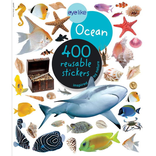 ocean themed sticker book with 400 stickers