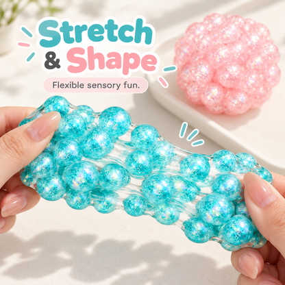 Toynex | We Pay Duties - Pearl Bead Crunchy Moldable Squishy Stress Relief Toy