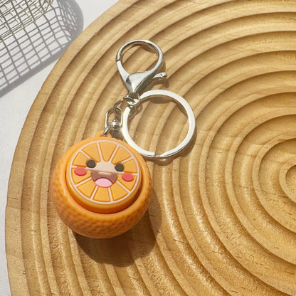 Toynex- Cute Fruit Fidget Button Keychain Stress Relief Toy