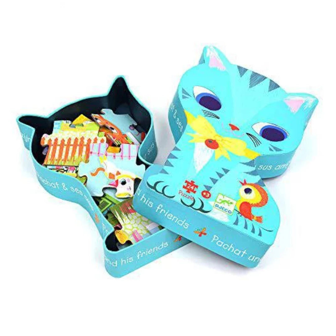 Silhouette Pachat and His Friends Cat Puzzle (24 Pcs)