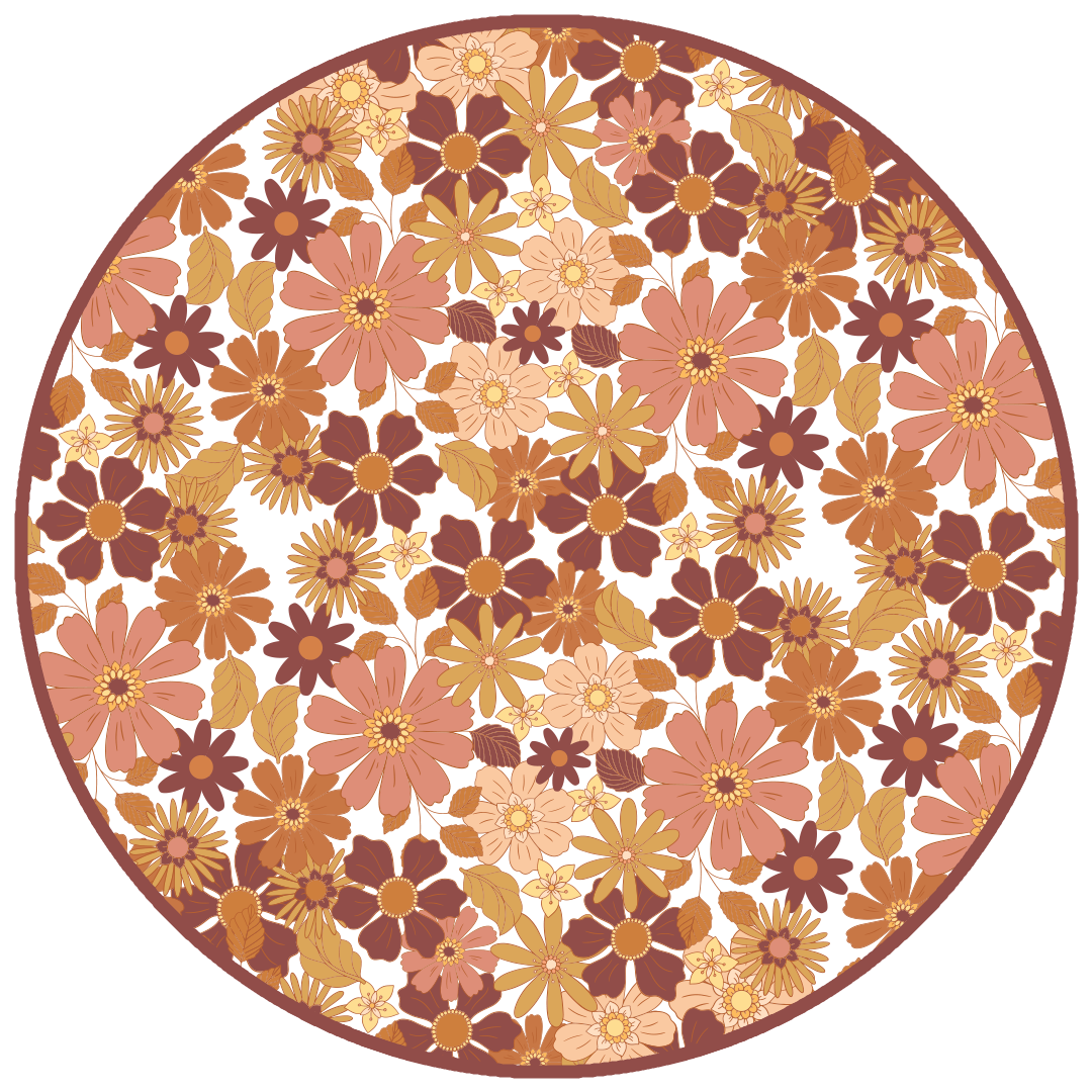 the "fall floral" print is a floral flowered print that is filled with fall colors and flowers. 