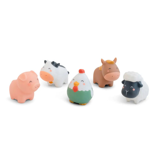 farm themed bath toys