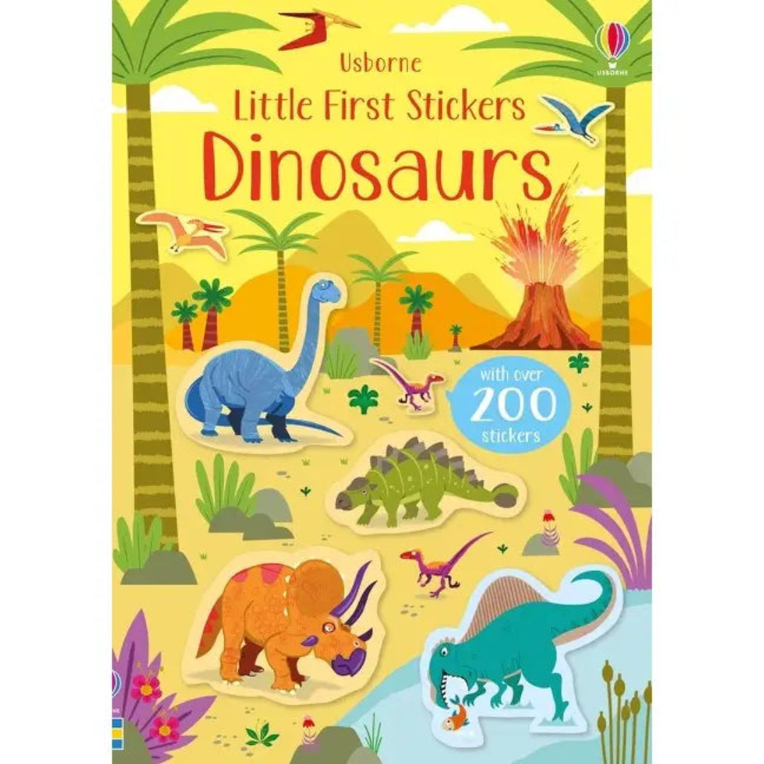 dinosaur themed sticker book