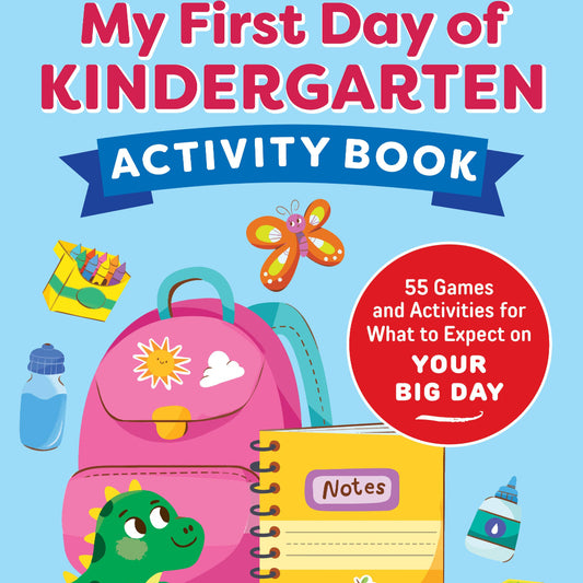 my first day of kindergarten activity book