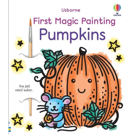 halloween themed first painting book