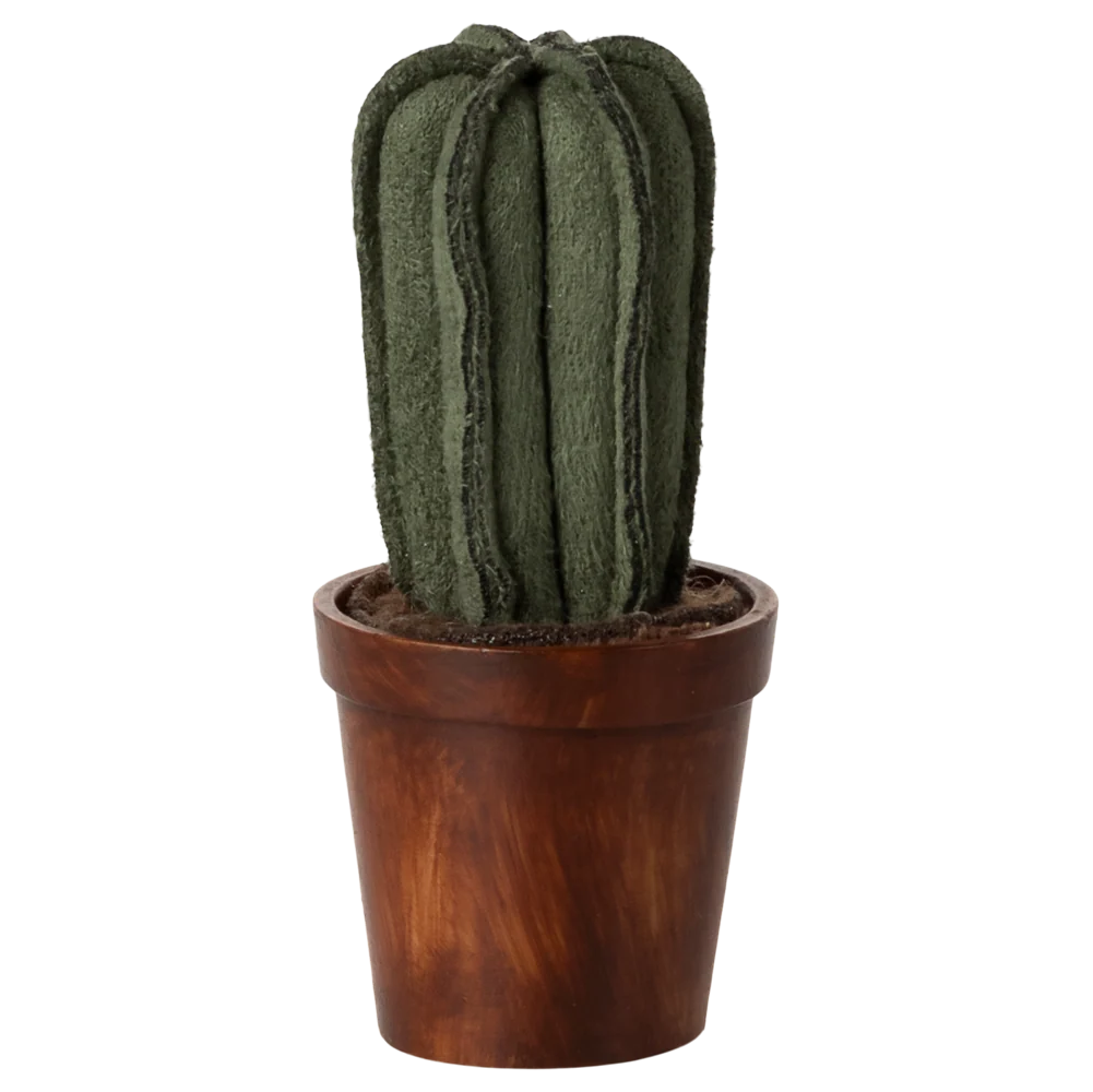• Maileg flower pot with cactus miniature dollhouse plant
• Mini fabric cactus plant for Maileg mouse and bunny houses