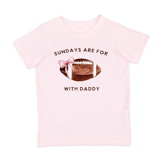 shirt that says Sundays are for football with daddy