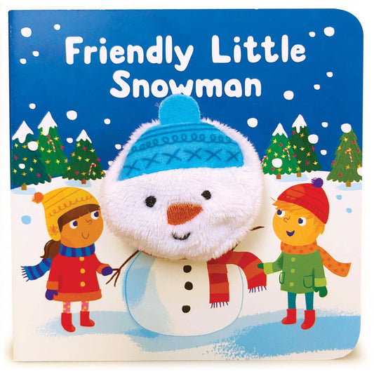 Friendly Little Snowman Christmas Holiday Puppet Board Book