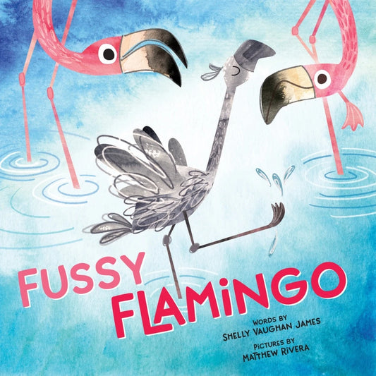 Fussy Flamingo Hardcover Book