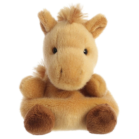 light brown stuffed horse toy