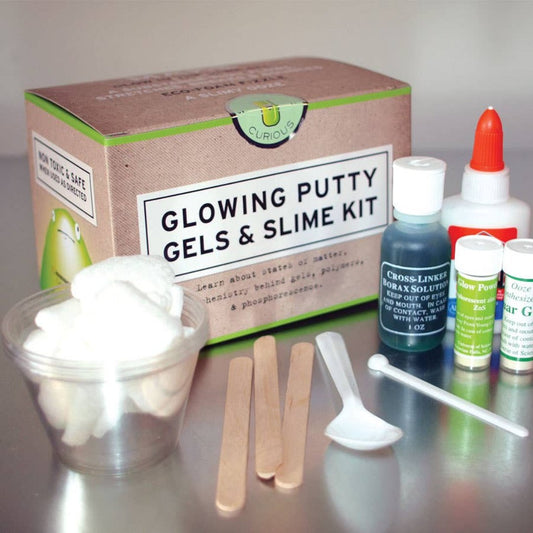 kit to make glowing slime at home