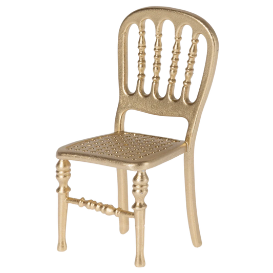 toy gold chair for toy mouse