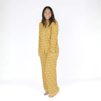 women wearing our Golden blooms floral women set