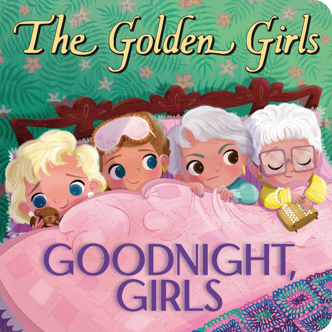 The 4 Golden Girls tucked into bed