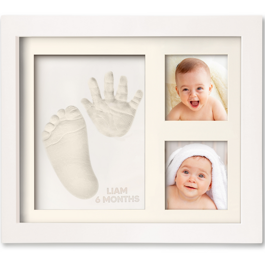 handprint and footprint baby frame set