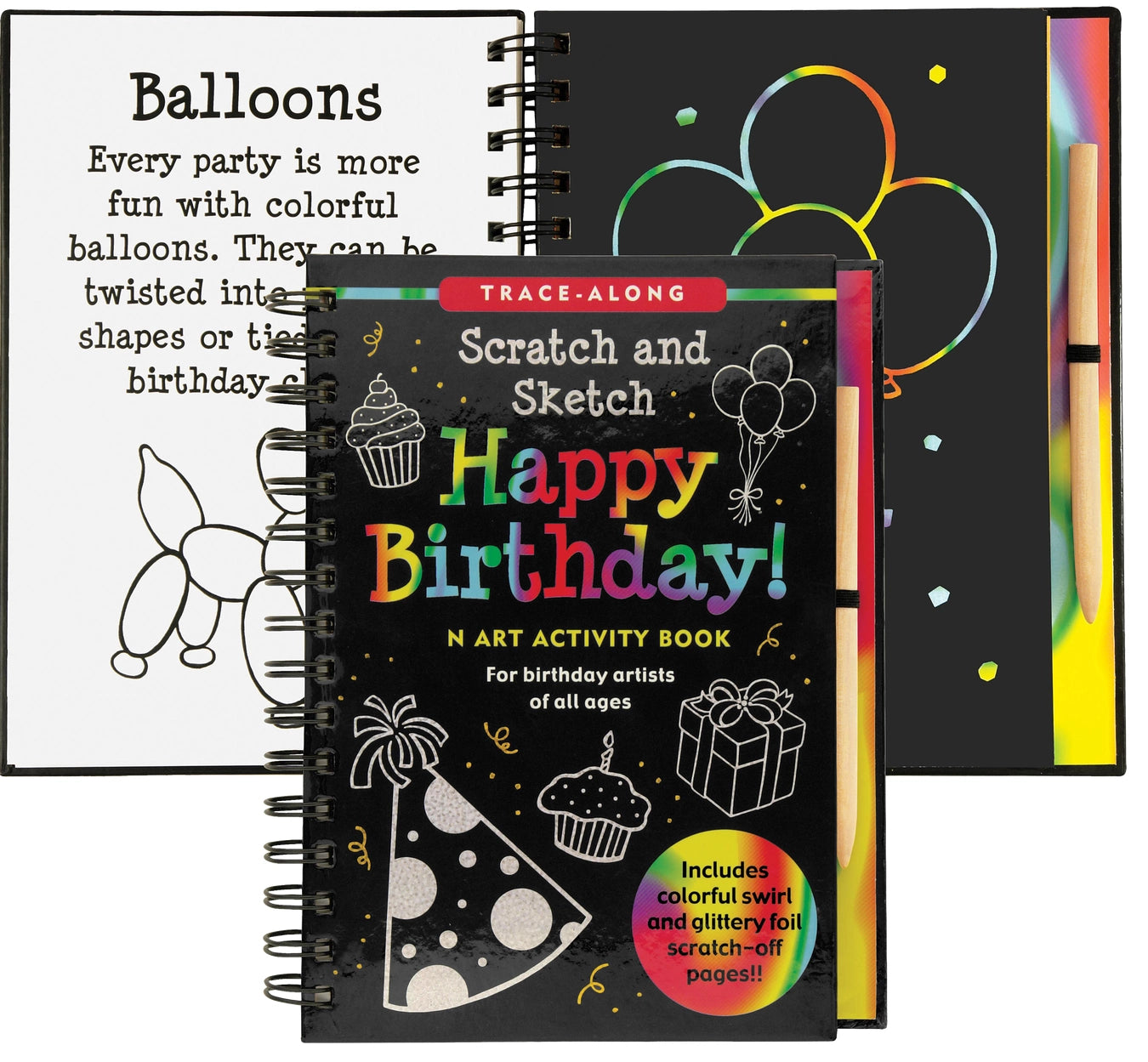 Happy Birthday Scratch & Sketch™ Activity Book