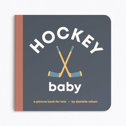 a baby board book about hockey