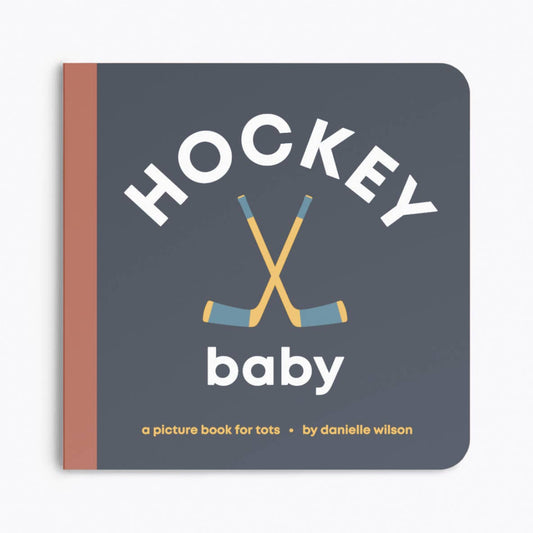 a baby board book about hockey