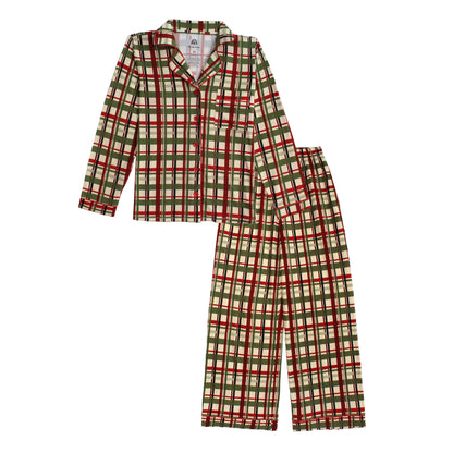 Holiday Plaid Bamboo Womens Set 