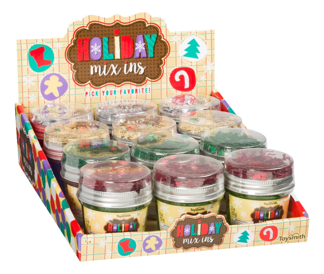 Holiday Mix Ins Christmas Slime and Confetti Kit (Sold Separately)