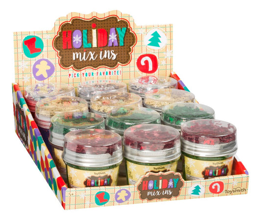 Holiday Mix Ins Christmas Slime and Confetti Kit