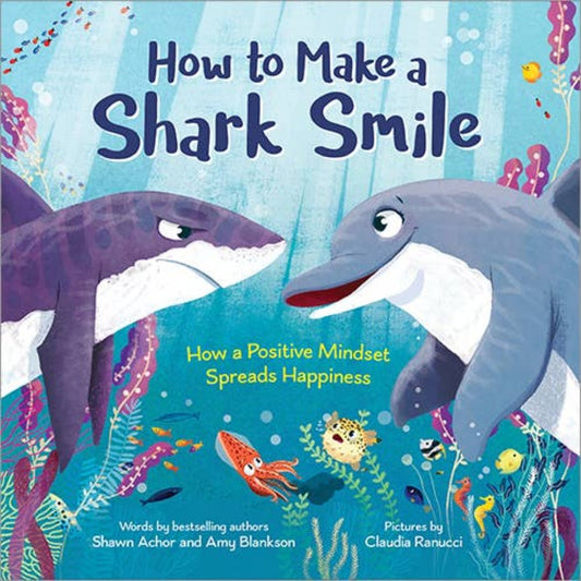 book about having a positive mindset told though sharks in the ocean