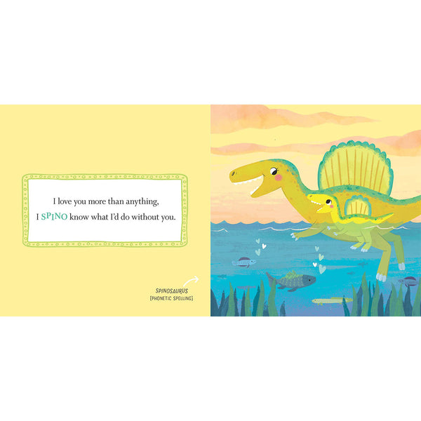 I Love You More, Babysaur Board Book