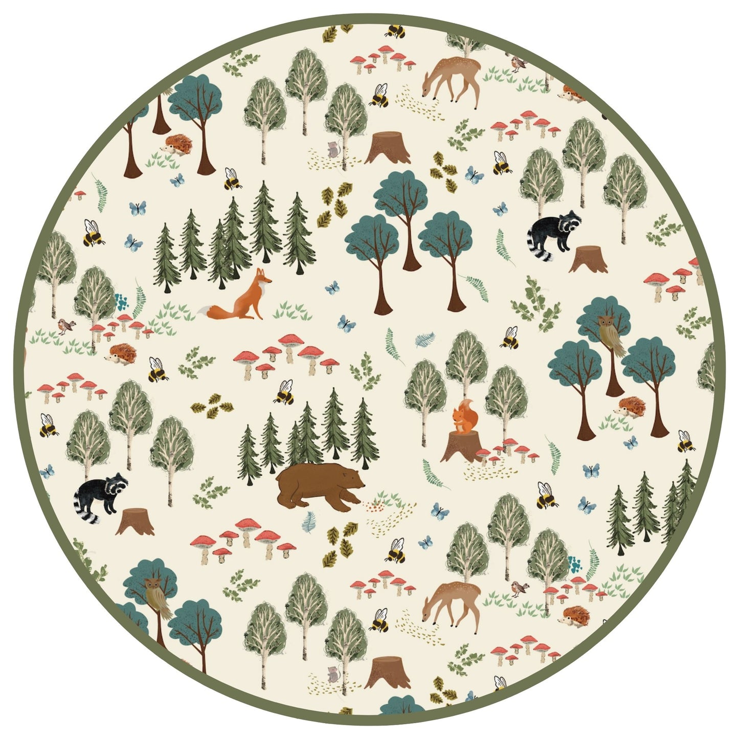 In the Woods Bamboo Convertible Baby Pajamas