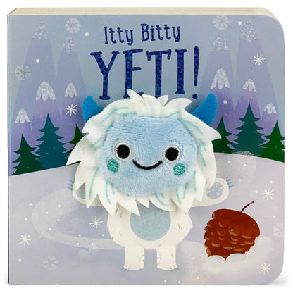 tiny yeti in a snowy forest book cover