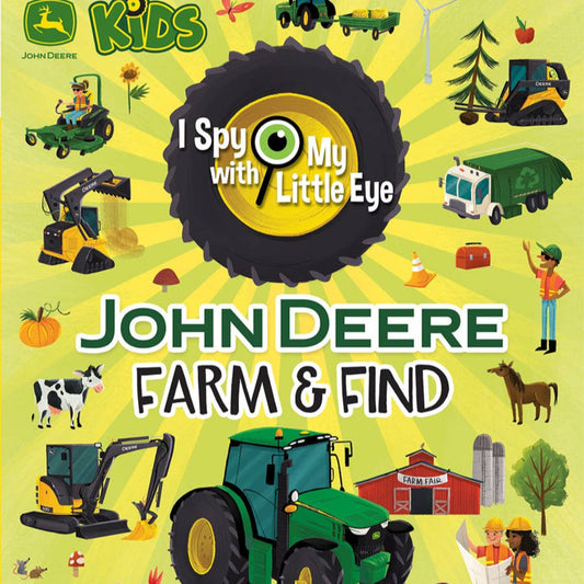 a John Deere themed look and find book