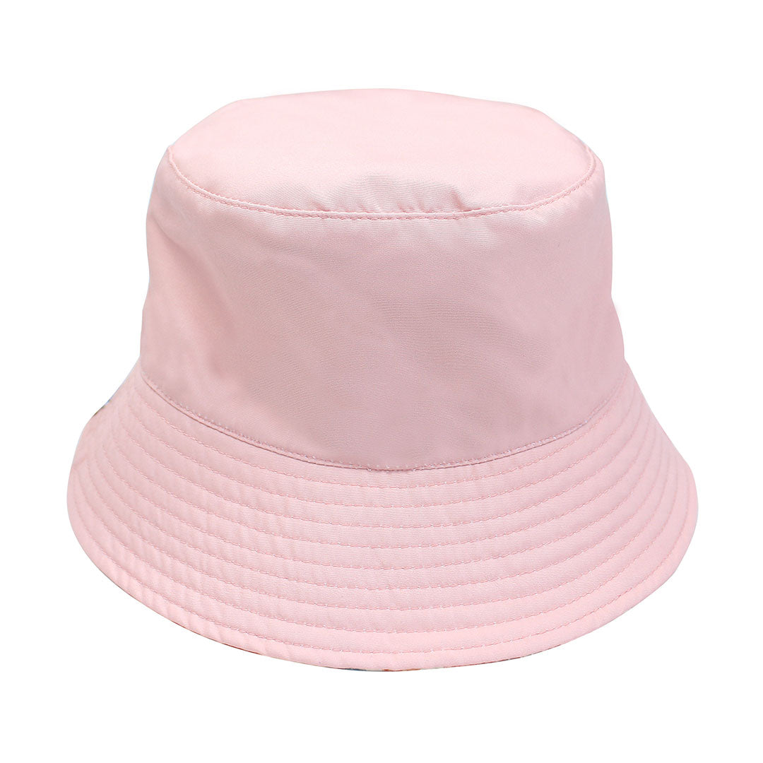 Pink bucket hat for kids and babies