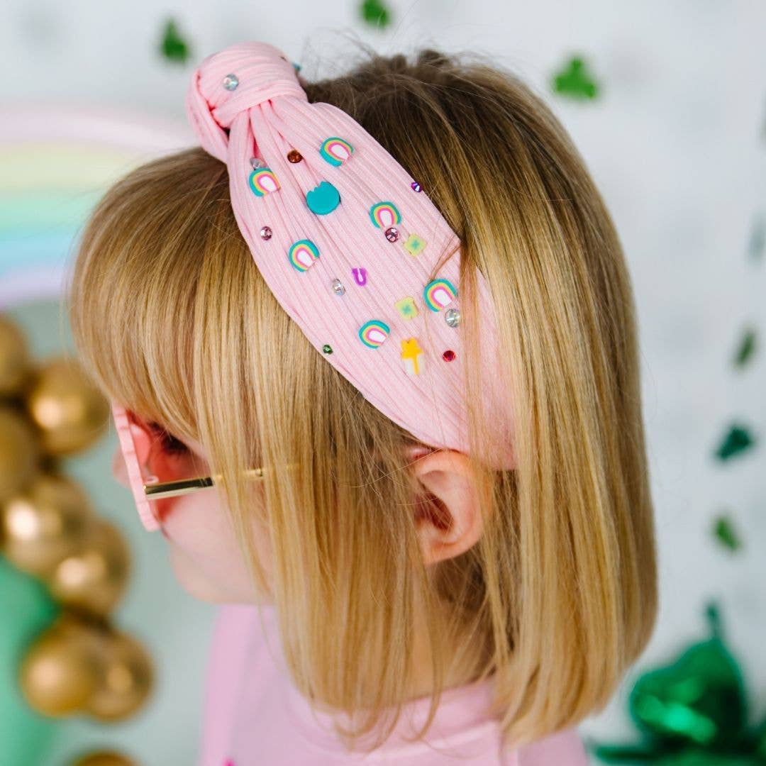 Lucky Charm St. Patrick's Day Gemstone Headband - Kids