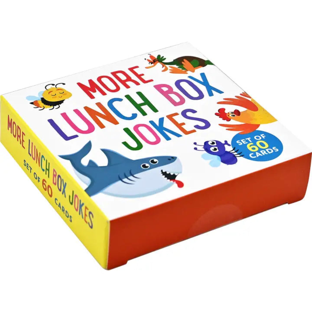 set of 60 lunch box joke cards