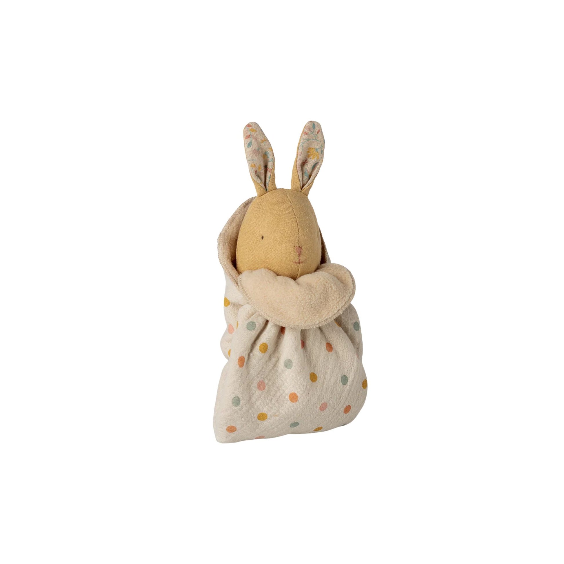 Maileg lullaby friends bunny mini cream yellow cuddle toy