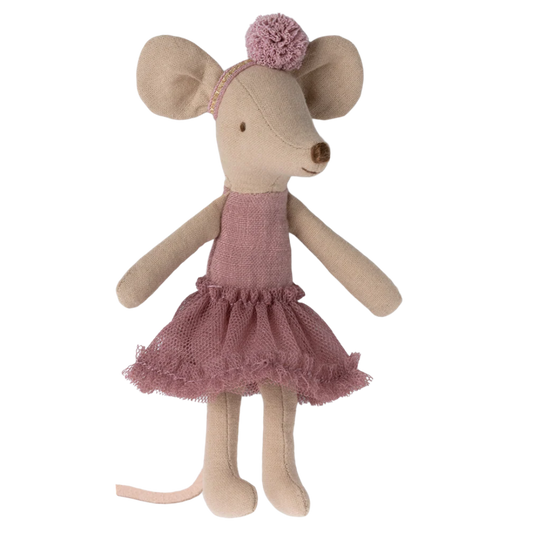Maileg Ballerina Mouse, Big Sister - Heather