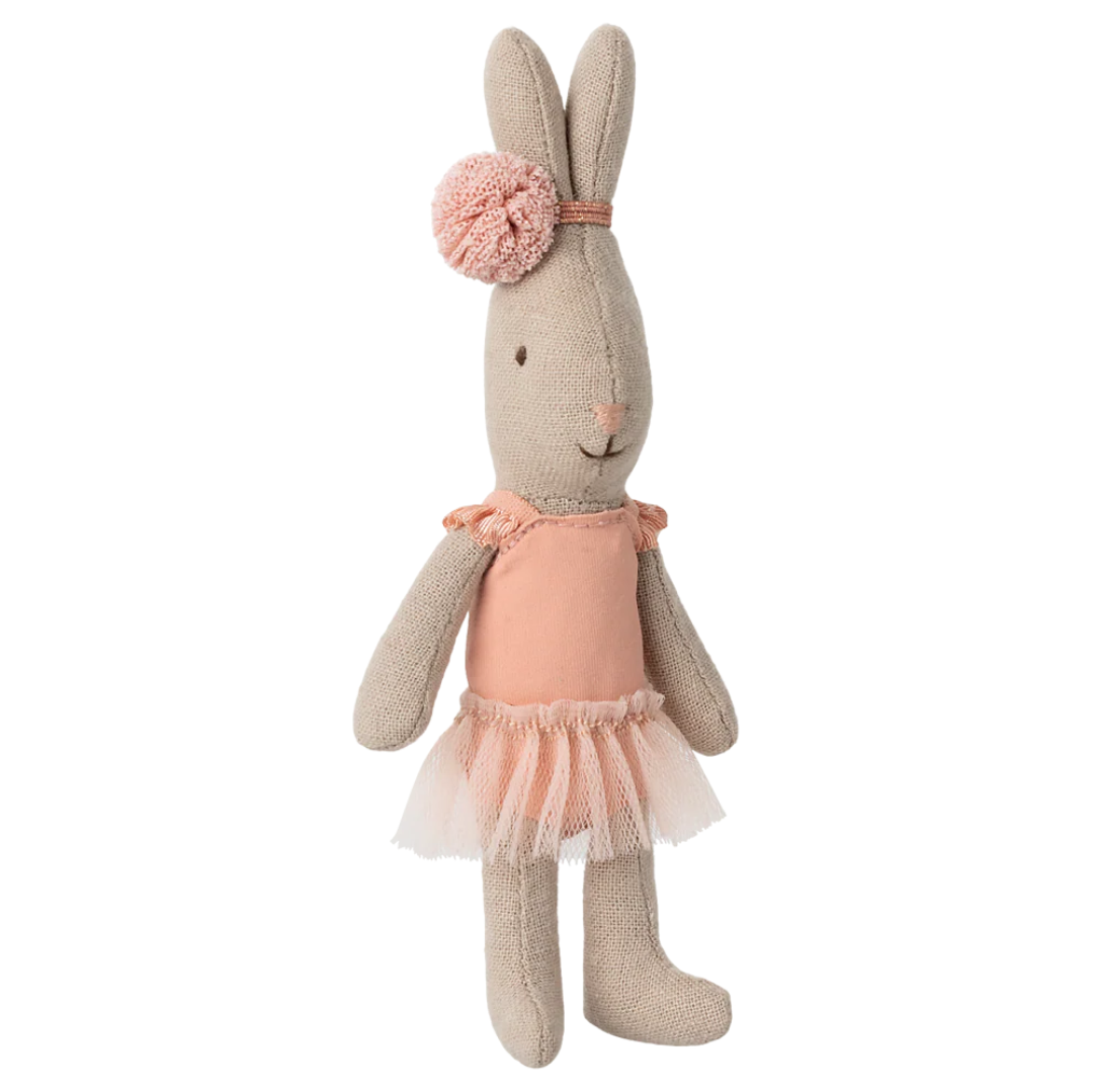 Maileg Micro Rabbit - Ballet Suit and Skirt Rose