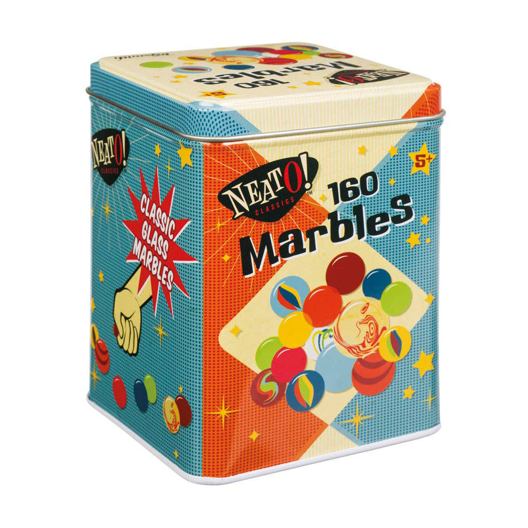 Neato! Marbles in a Tin Box