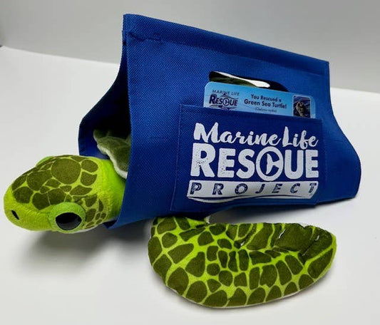 Marine Life Rescue Project Stuffed Plush Green Sea Turtle