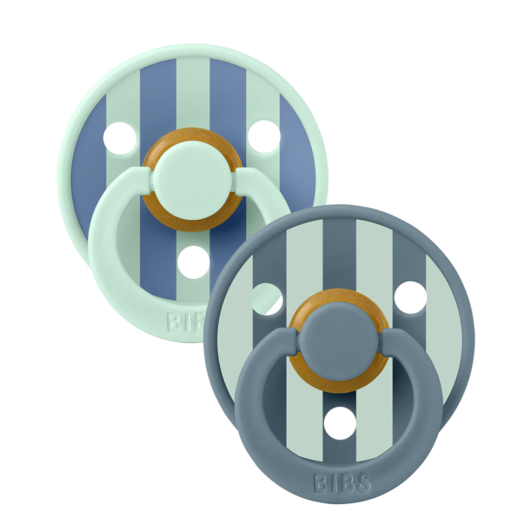 STUDIO Colour 2 Pack Block Pacifiers - Nordic Mint Petrol Mix – Emerson ...
