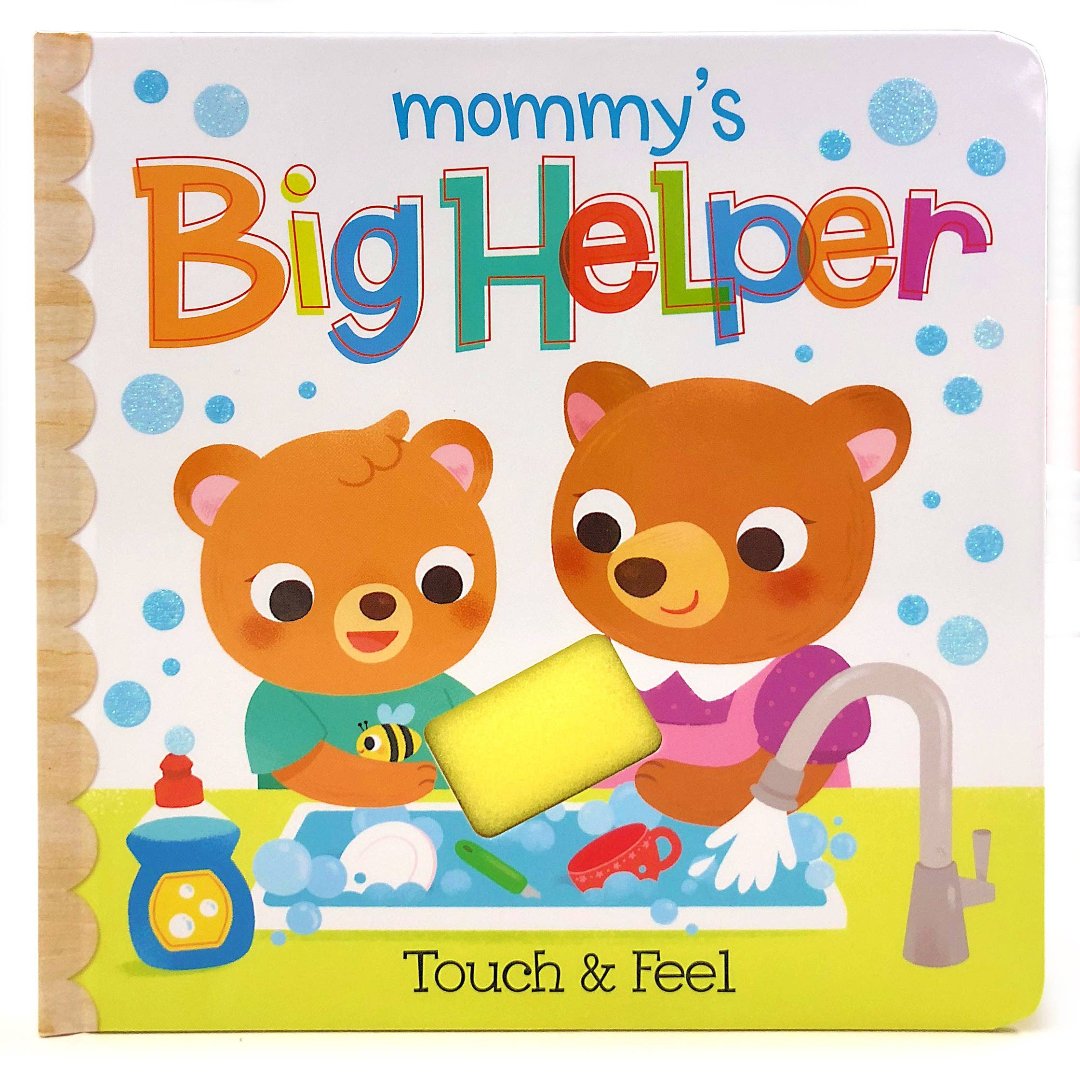 kid bear helping mama bear do dishes book cover