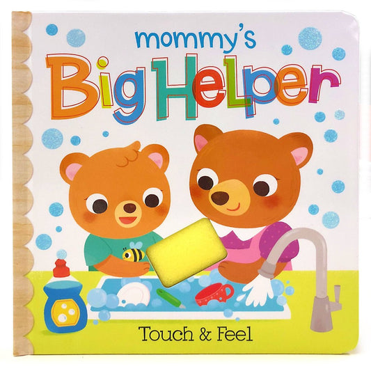 kid bear helping mama bear do dishes book cover